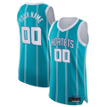Fenge Custom C.Hornets  Teal 202021 Authentic Jerseys - Icon Edition