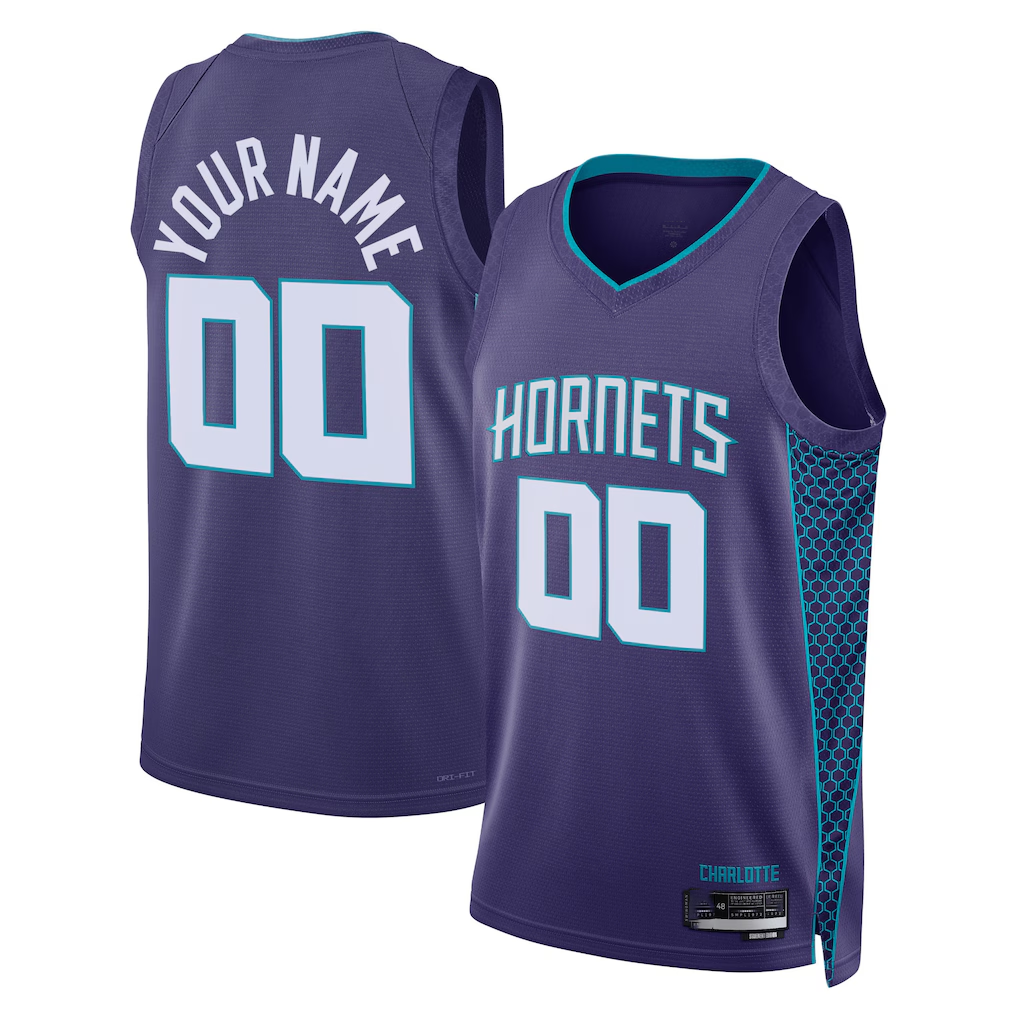 Fenge Custom C.Hornets Teal 202223 Swingman Jerseys - Statement Edition