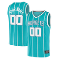 Fenge Custom C.Hornets  Teal Fast Break Replica Jerseys - Icon Edition