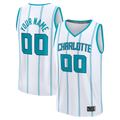 Fenge Custom C.Hornets  White Fast Break Jerseys - Icon Edition
