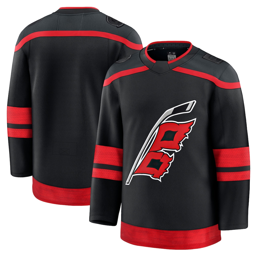 Fenge C.Hurricanes Black Home Premium Stitched Jerseys
