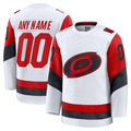 Fenge Custom C.Hurricanes White Away Premium Stitched Jerseys
