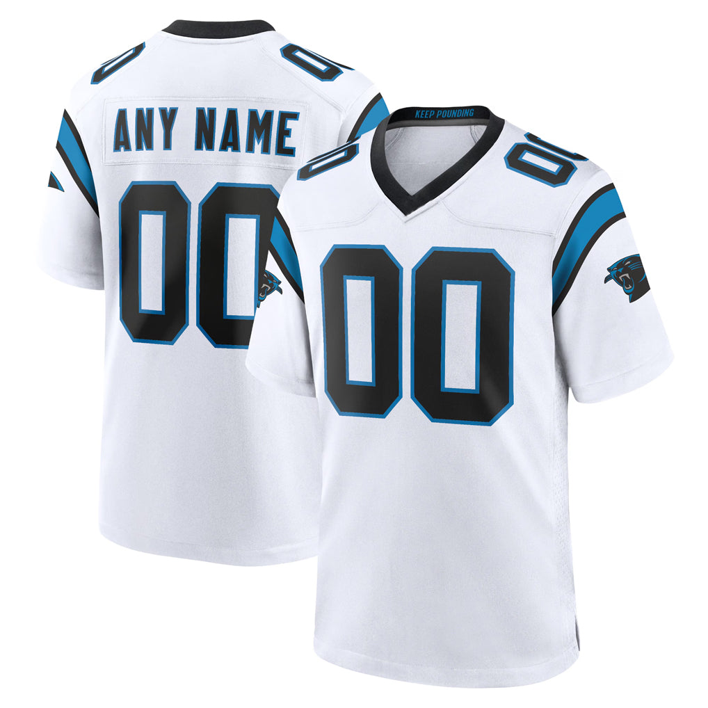 Fenge Custom C.Panthers White Home Game Any Name & Numbers Stitched Jerseys