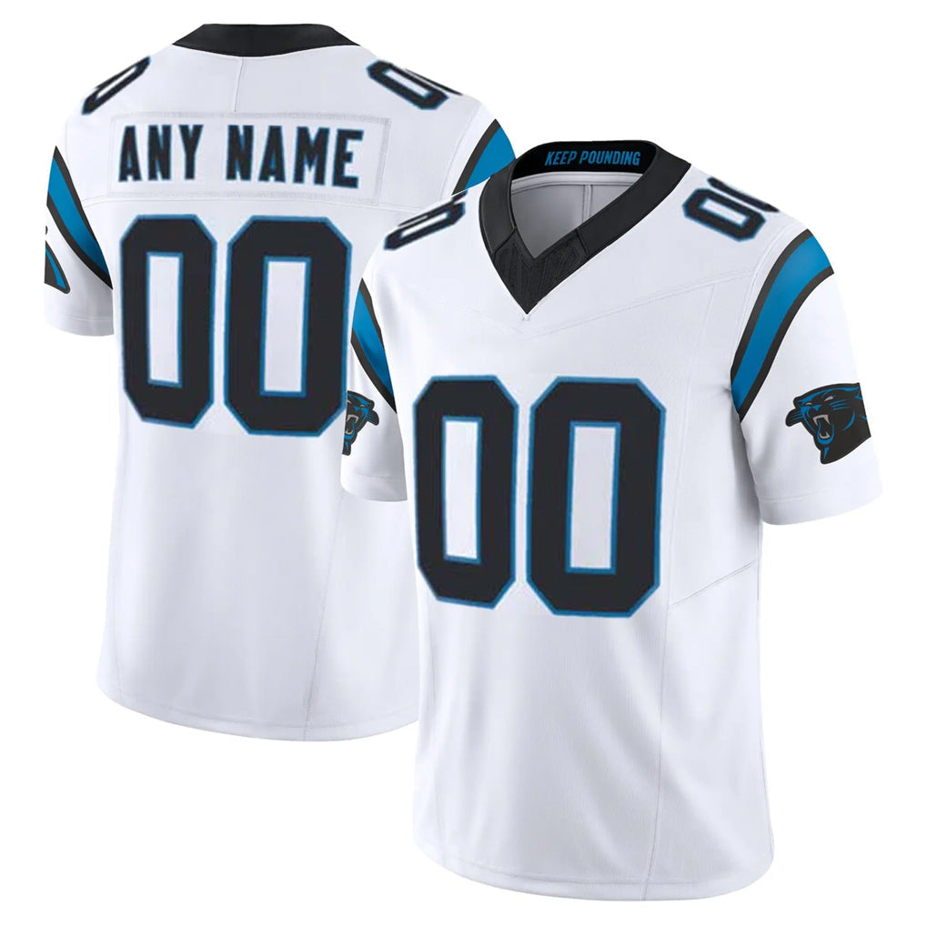 Fenge Custom C.Panthers White Vapor F.U.S.E. Limited Home Game Any Name & Numbers Stitched Jerseys