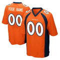 Fenge Custom D.Broncos Orange Color Home Game Any Name & Numbers Stitched Jerseys