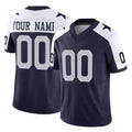Fenge Custom D.Cowboys Navy-White Limited Alternate Vapor F.U.S.E. Home Game Any Name & Numbers Stitched Jerseys