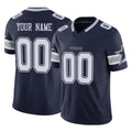 Fenge Custom D.Cowboys Navy Limited Vapor F.U.S.E. Home Game Any Name & Numbers Stitched Jerseys