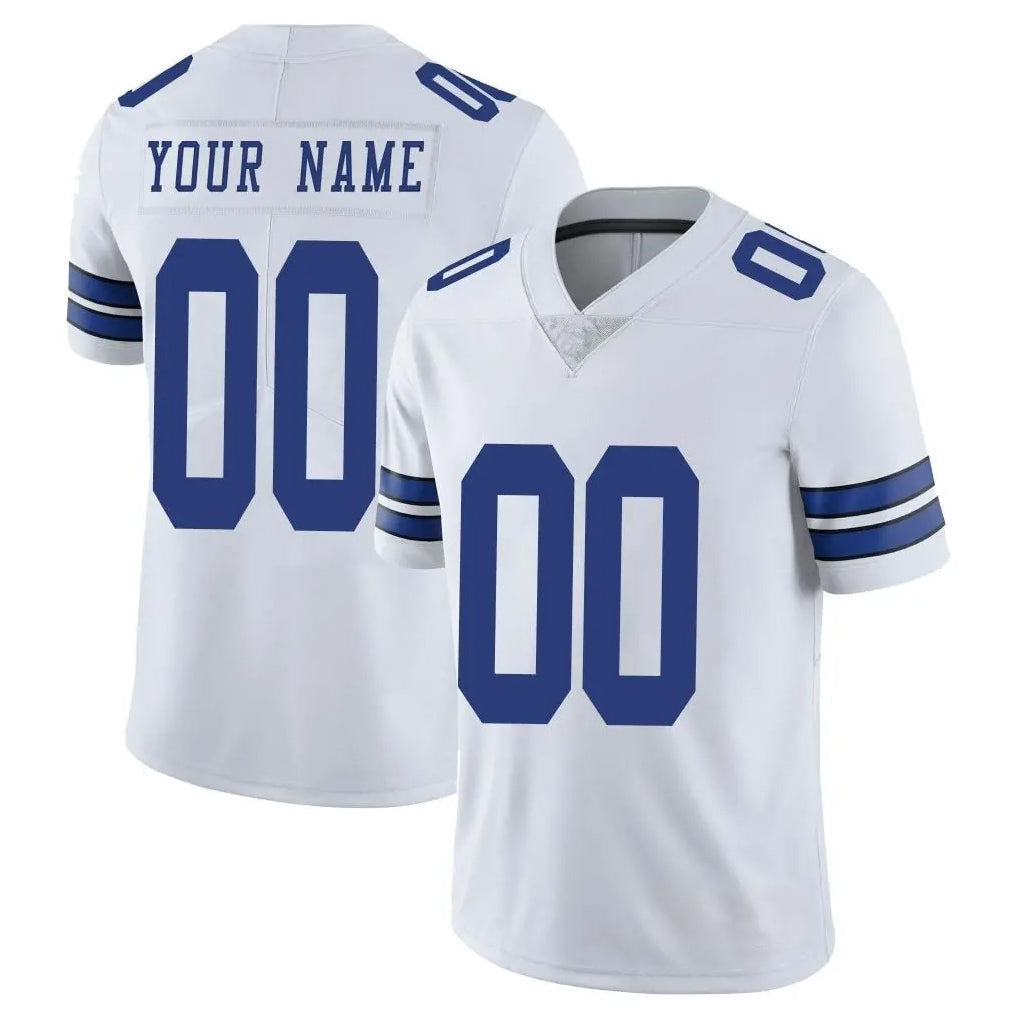 Fenge Custom D.Cowboys White Vapor Untouchable Limited Home Game Any Name & Numbers Stitched Jerseys