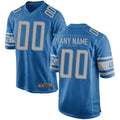 Fenge Custom D.Lions Blue Replica Game Stitched Jerseys