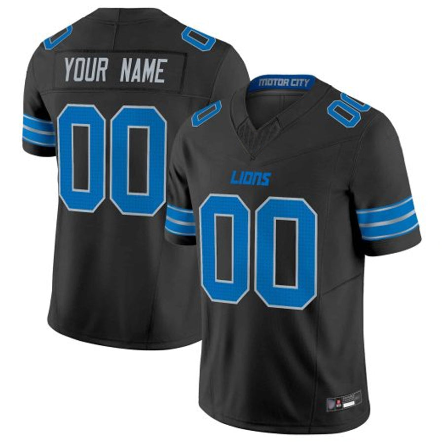 Fenge Custom D.Lions Blue Vapor F.U.S.E. Limited Elite Stitched Jerseys