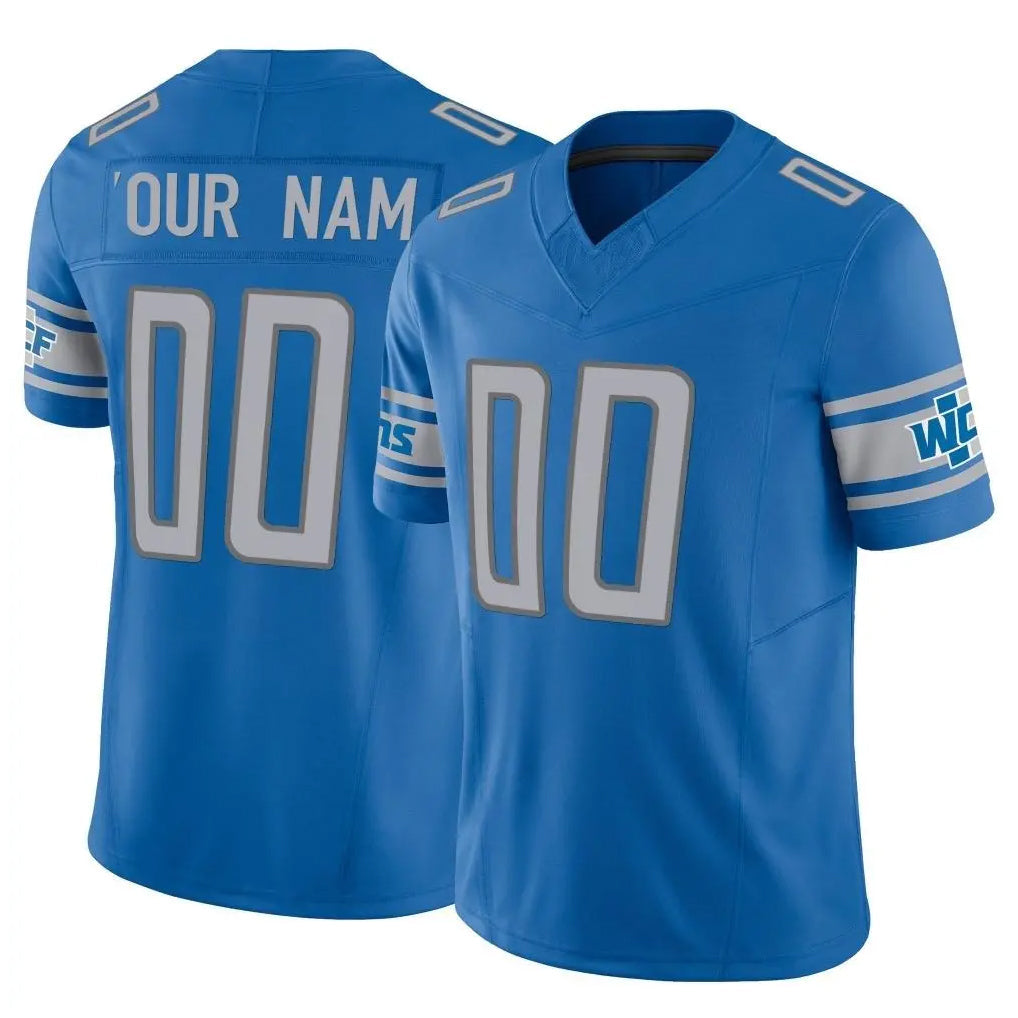 Fenge Custom D.Lions Blue Vapor F.U.S.E. Limited Home Game Any Name & Numbers Stitched Jerseys