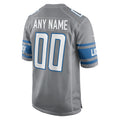 Fenge Custom D.Lions Gray Replica Game Stitched Jerseys