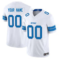 Fenge Custom D.Lions White Vapor F.U.S.E. Limited Elite Stitched Jerseys