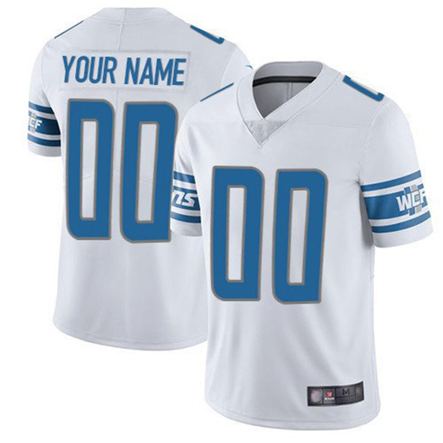 Fenge Custom D.Lions White Vapor F.U.S.E. Limited Game Stitched Jerseys