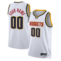 Fenge Custom D.Nuggets White Swingman Jerseys - Association Edition