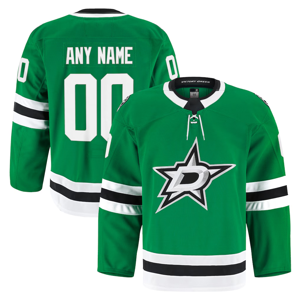 Fenge Custom D.Stars Kelly Green Home Authentic Pro Jerseys