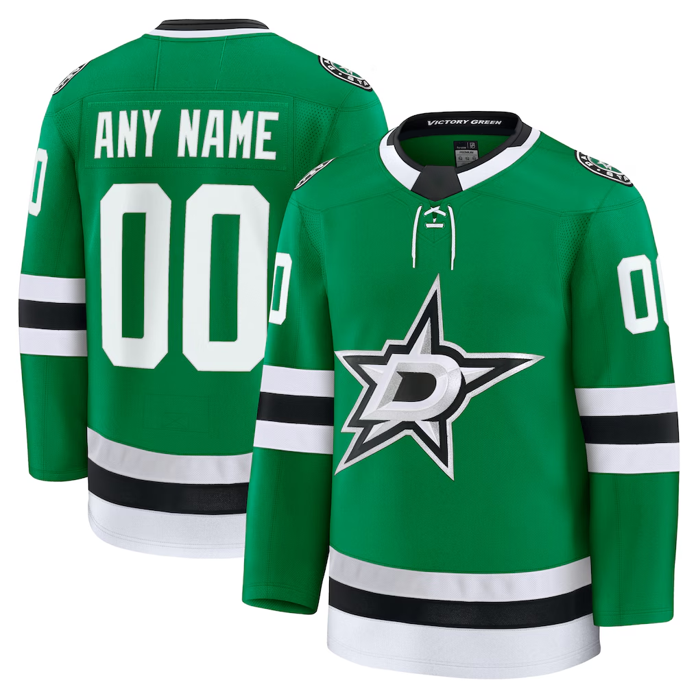 Fenge Custom D.Stars Kelly Green Home Premium Jerseys