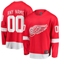 Fenge Custom D.Red wings Red Home Breakaway Jerseys