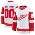 Fenge Custom D.Red wings White Away Premium Jerseys