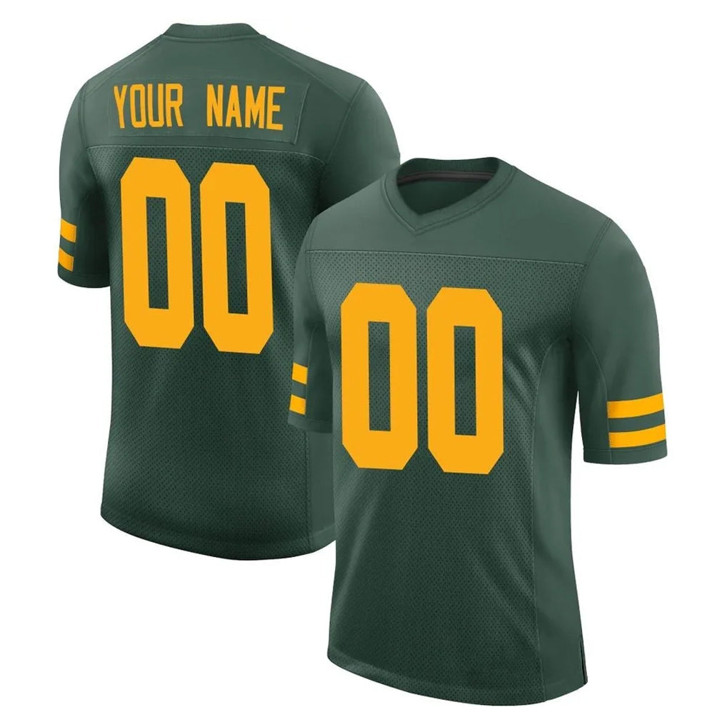 Fenge Custom GB.Packers Green Alternate Vapor Home Game Any Name & Numbers Stitched Jerseys