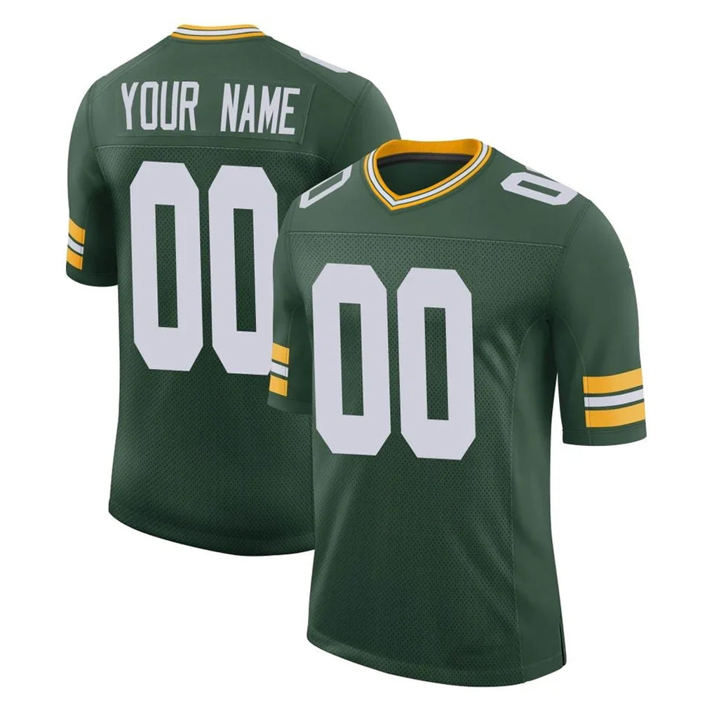 Fenge Custom GB.Packers Green Limited Classic Home Game Any Name & Numbers Stitched Jerseys