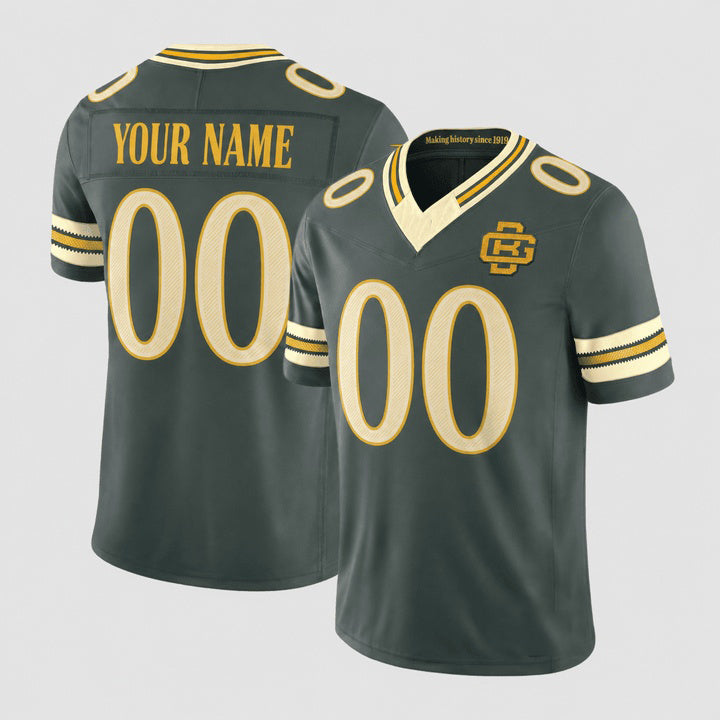 Fenge Custom GB.Packers Green Rivalries Jersey - All Stitched