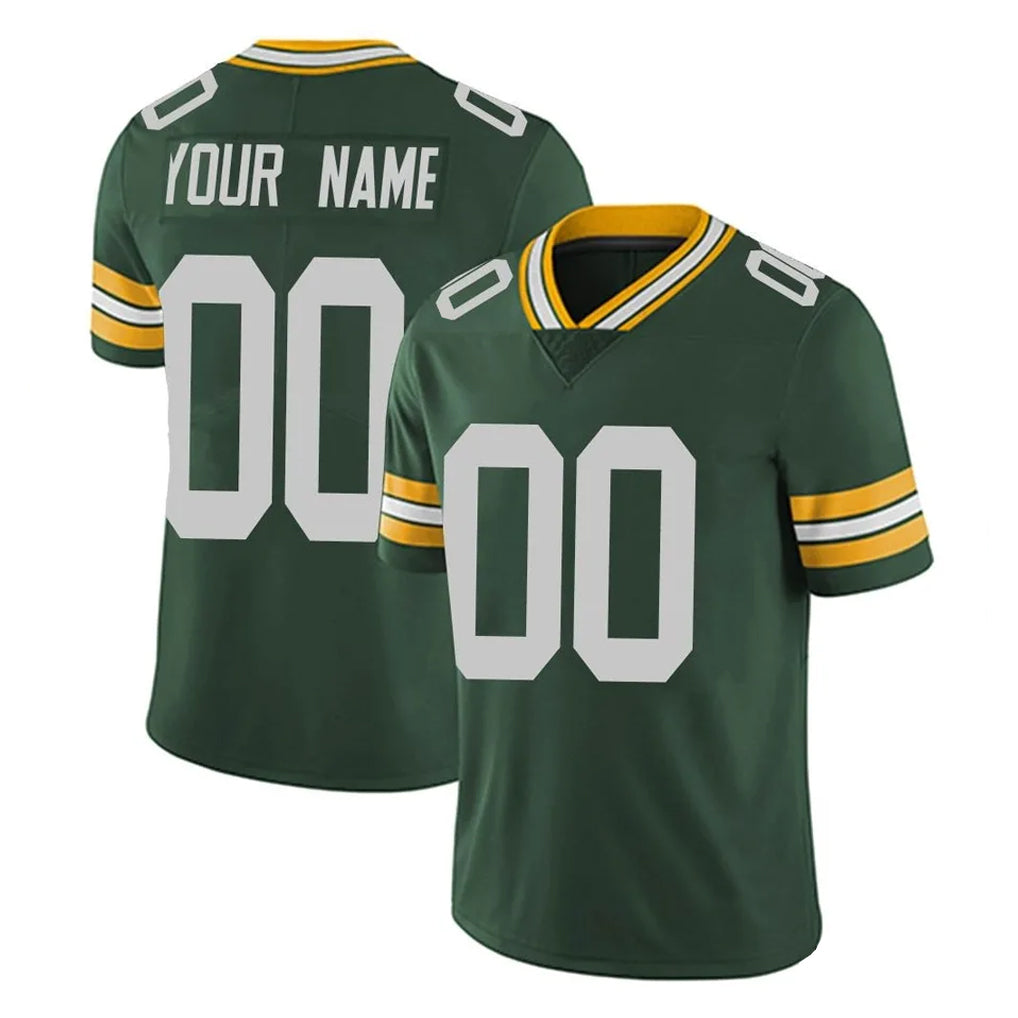 Fenge Custom GB.Packers Green Vapor Untouchable Limited Home Game Any Name & Numbers Stitched Jerseys