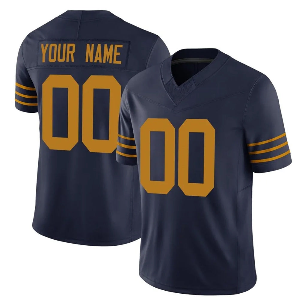 Fenge Custom GB.Packers Navy The 1923 Classic Vapor F.U.S.E. Home Game Any Name & Numbers Stitched Jerseys