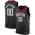 Fenge Custom H.Rockets Black Swingman Stitched Jerseys - Statement Edition