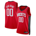 Fenge Custom H.Rockets Red Swingman Stitched Jerseys-Icon Edition