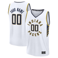 Fenge Custom I.Pacers  White Fast Break Jerseys - Icon Edition