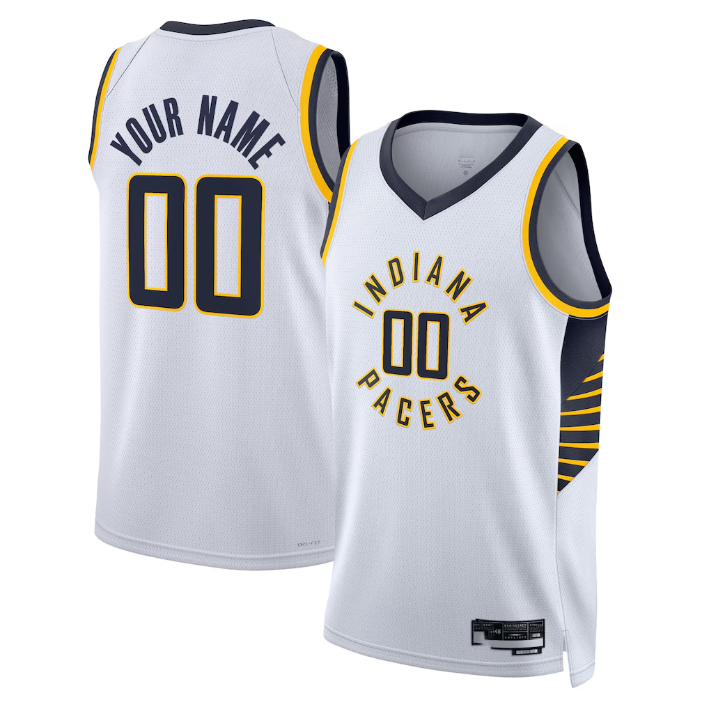 Fenge Custom I.Pacers White Swingman Jerseys - Association Edition