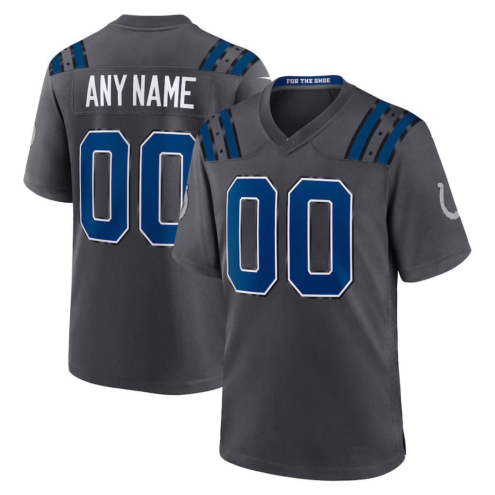 Fenge Custom IN.Colts Anthracite 2026 Rivalries Collection Game Jersey