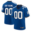 Fenge Custom IN.Colts Blue Indiana Nights Replica Game Stitched Jersey