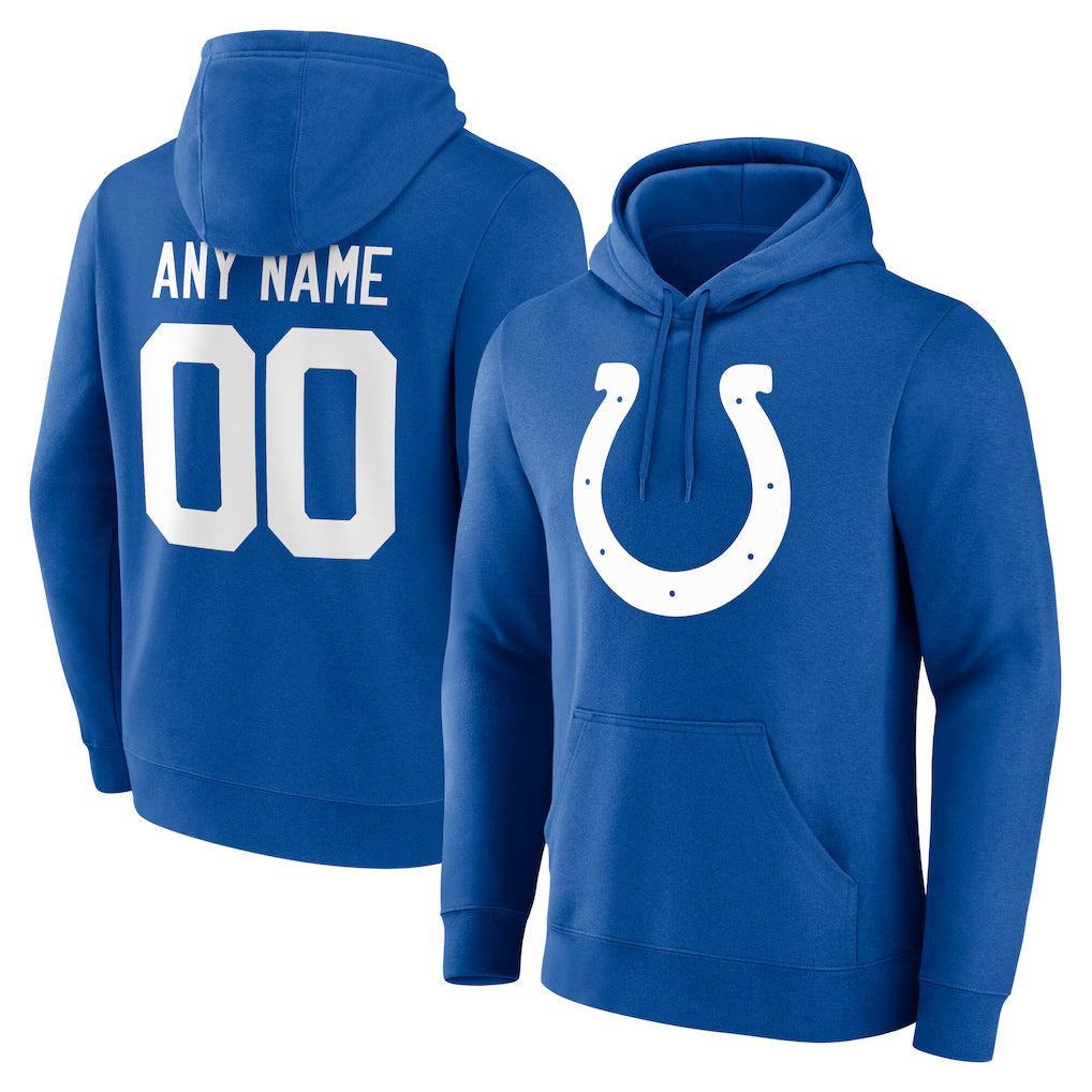 Fenge Custom IN.Colts Royal Pullover Hoodie Limited Any Name & Numbers Stitched Jerseys