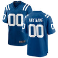 Fenge Custom IN.Colts Royal Replica Home Game Stitched Jerseys