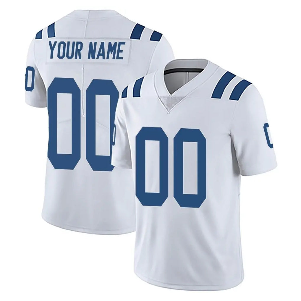 Fenge Custom IN.Colts White Limited Vapor Untouchable Home Game Any Name & Numbers Stitched Jerseys