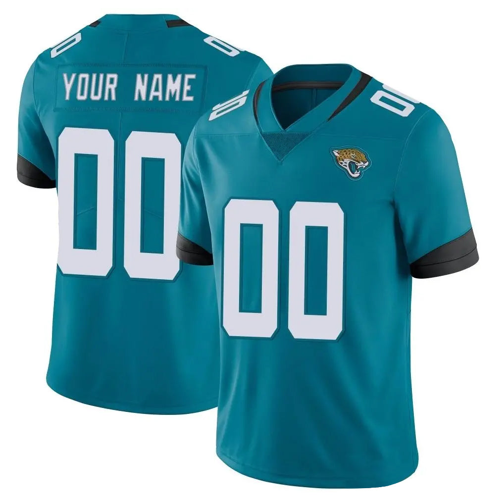 Fenge Custom J.Jaguars Teal Vapor Untouchable Limited Home Game Any Name & Numbers Stitched Jerseys