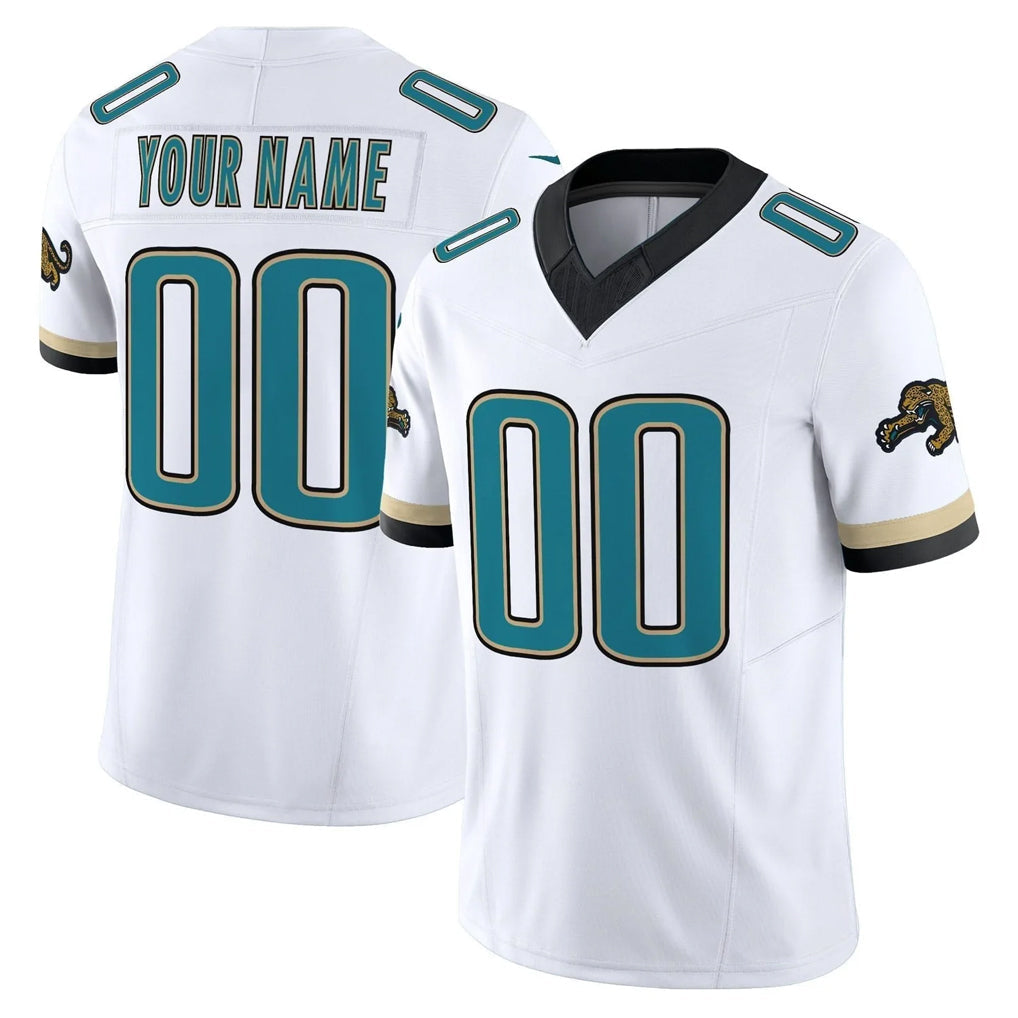 Fenge Custom J.Jaguars White Prowler Throwback Vapor F.U.S.E. Limited Home Game Any Name & Numbers Stitched Jerseys