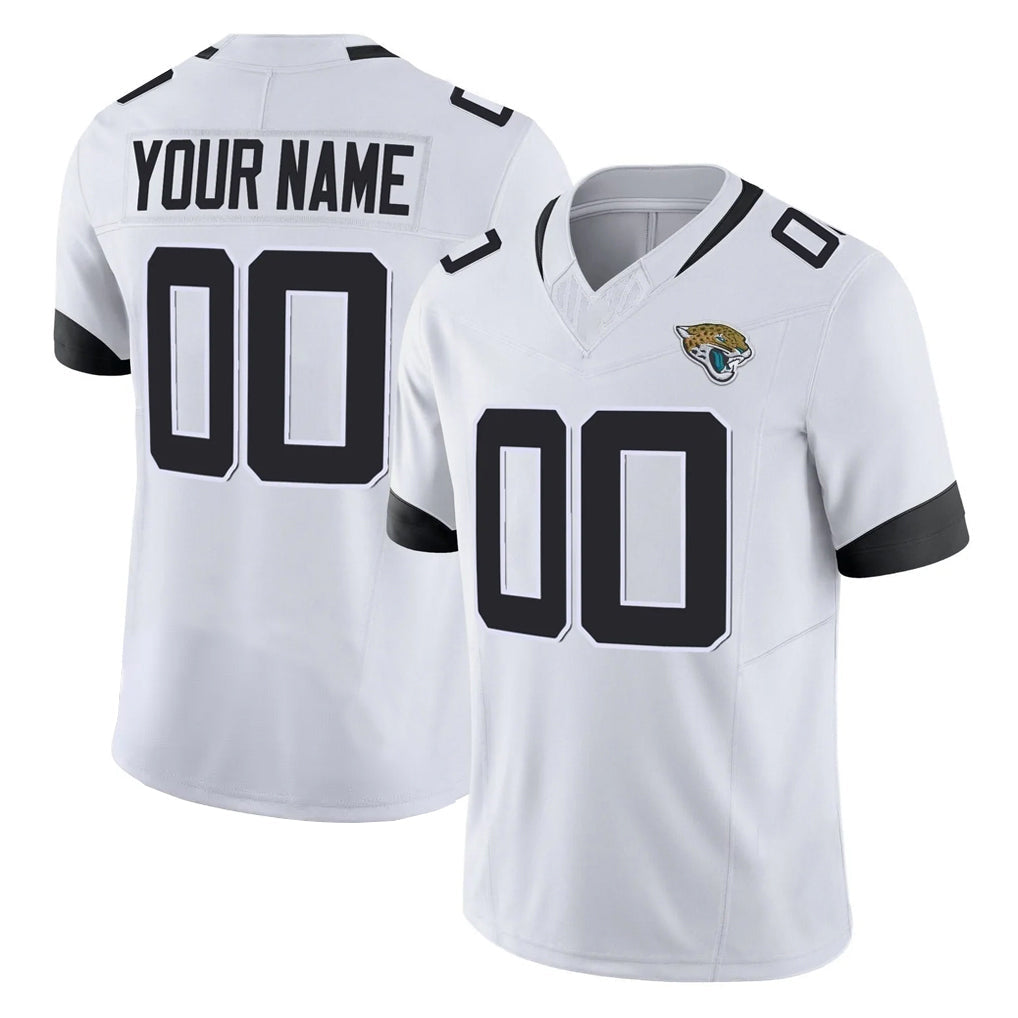 Fenge Custom J.Jaguars White Vapor F.U.S.E. Limited Home Game Any Name & Numbers Stitched Jerseys