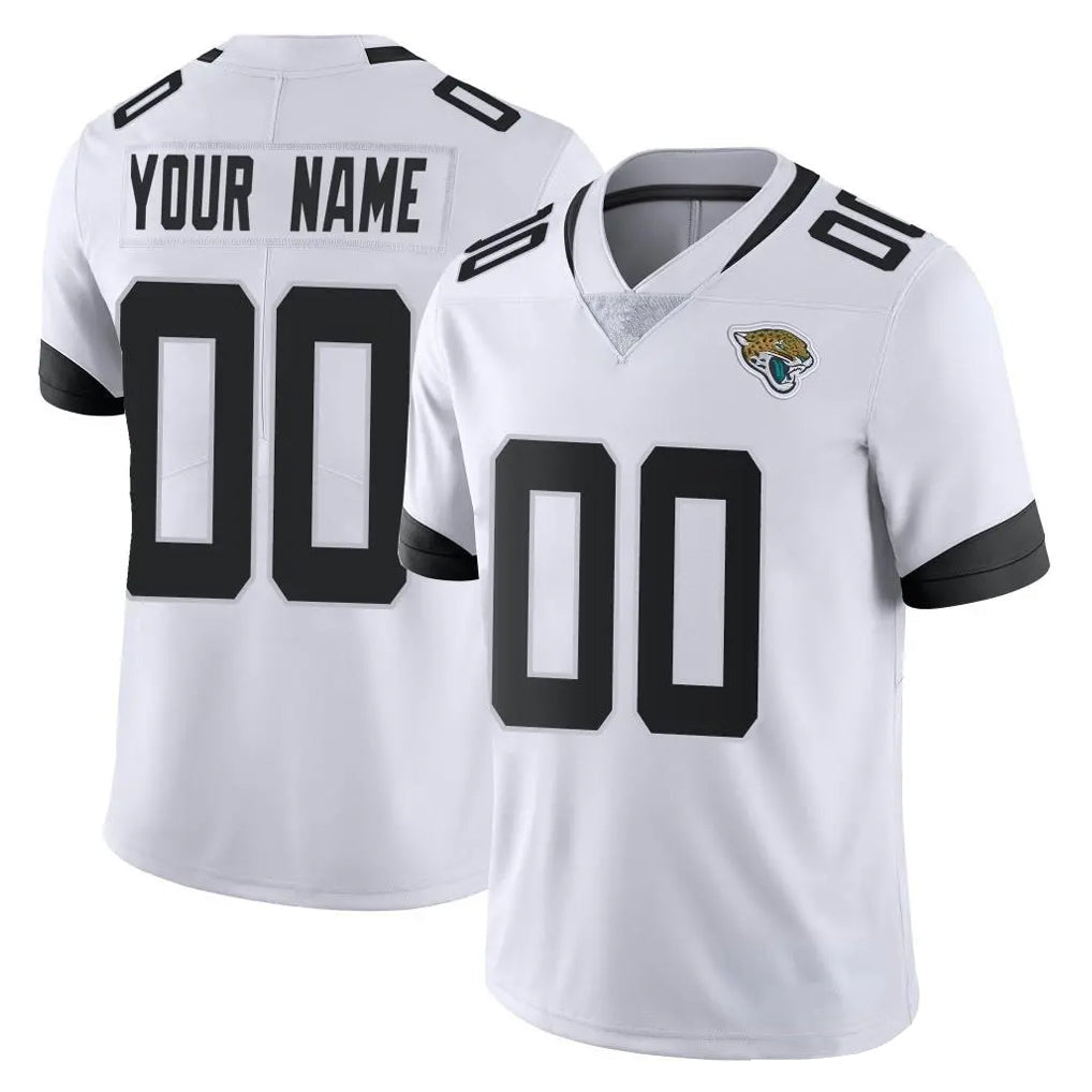 Fenge Custom J.Jaguars White Vapor Untouchable Limited Home Game Any Name & Numbers Stitched Jerseys