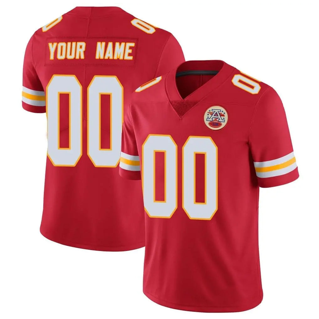 Fenge Custom KC.Chiefs Red Limited Vapor Untouchable Home Game Any Name & Numbers Stitched Jerseys
