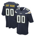 Fenge Custom LA.Chargers Navy Game Stitched Jerseys