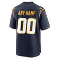 Fenge Custom LA.Chargers Navy Home Game Stitched Jerseys