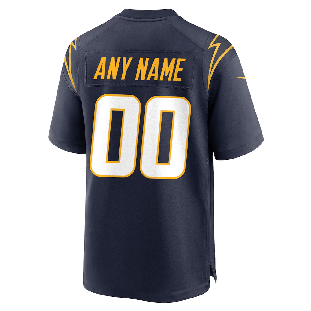 Fenge Custom LA.Chargers Navy Home Game Stitched Jerseys