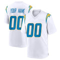 Fenge Custom LA.Chargers White Home Game Any Name & Numbers Stitched Jerseys