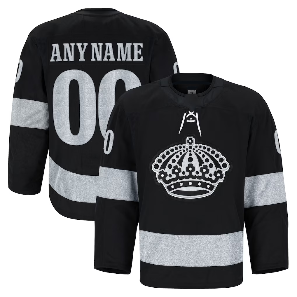 Fenge Custom LA.Kings Black Alternate Authentic Pro Jerseys