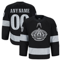 Fenge Custom LA.Kings Black Alternate Authentic Pro Jerseys