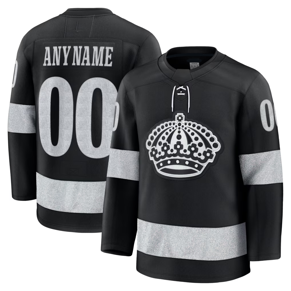 Fenge Custom LA.Kings Black Alternate Premium Jerseys