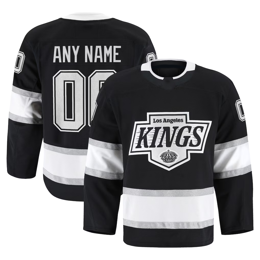 Fenge Custom LA.Kings Black Home Authentic Pro Jerseys